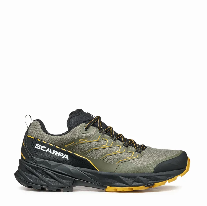 Scarpa Mens Rush GTX 2 Shoes - Moss-Sulpher-1